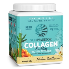 Sunwarrior Kollagenbildende Peptide Proteinpulver Tahitian Vanilla 500 Gramm