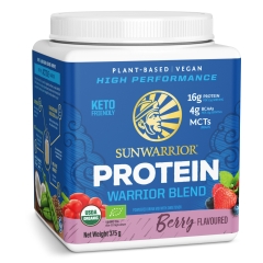 Sunwarrior Warrior Blend Biologisch Proteinpulver Rote Beeren 375 Gramm