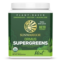 Sunwarrior Biologisch Ormus Supergreens Minze 450 Gramm
