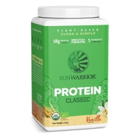 Sunwarrior Biologisch Classic Proteinpulver Vanille 750 Gramm