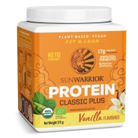 Sunwarrior Classic Plus Biologisch Proteinpulver Vanilla 375 Gramm