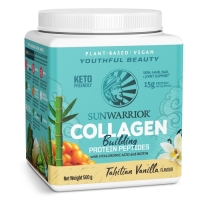 Sunwarrior Kollagenbildende Peptide Proteinpulver Tahitian Vanilla 500 Gramm