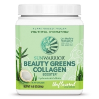 Sunwarrior Beauty Greens Kollagenbildende Pulver Natural 300 Gramm