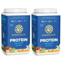 Sunwarrior Warrior Blend Organic Protein Vanilla Duo 750 Grams
