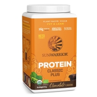 Sunwarrior Classic Plus Bio Proteinpulver Schokolade 750 Gramm